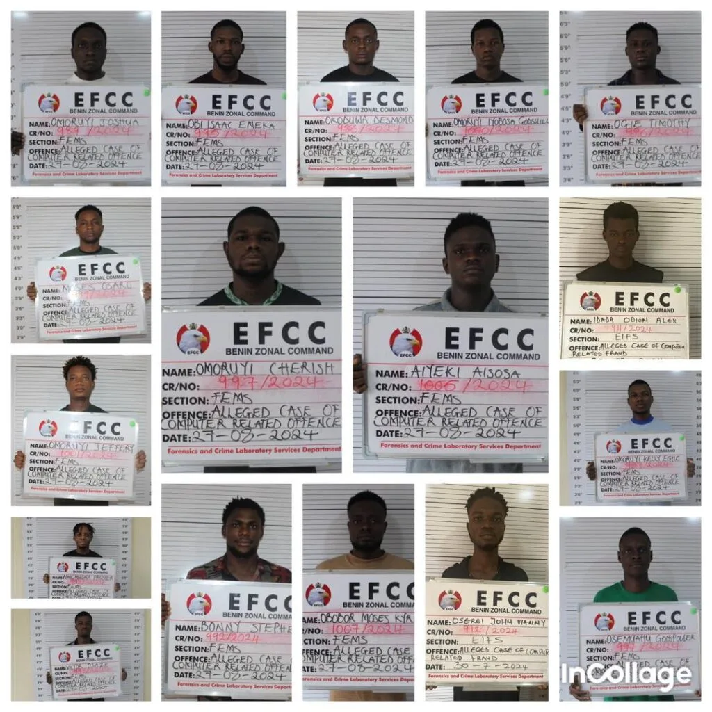 Court jails 17 internet fraudsters in Benin City, orders asset forfeiture 