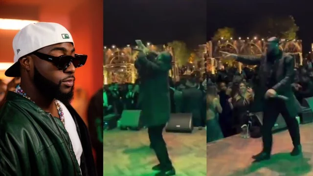 Davido shuts down the wedding ceremony he was paid $10 million with electrictrifying performance