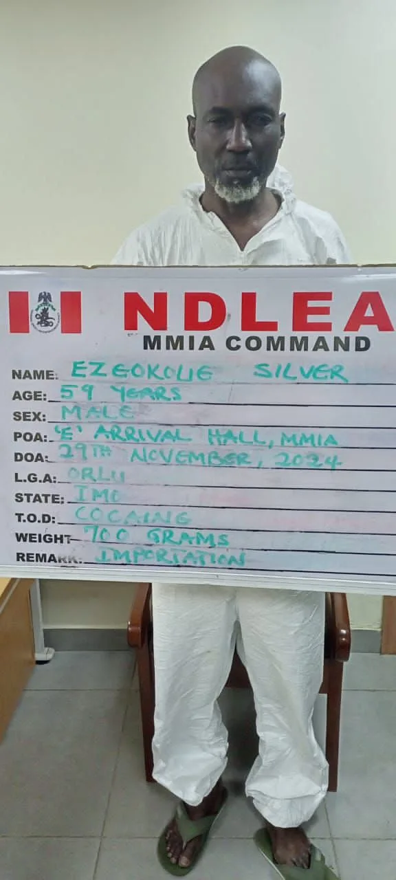 After 35 years in Brazil, businessman returns home with ingested cocaine in his stomach. As NDLEA intercepts UK-bound cocaine, pentazocine consignments in Lagos; 3.1million pills of opioids in Kano; 2,777kg cannabis in Lagos, Edo