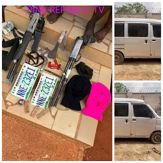 SUSTAINING SAFETY DURING YULETIDE: ANAMBRA POLICE ARRESTS FAKE ARMED VIGILANTE OPERATIVES ROBBING INNOCENT RESIDENTS IN AWKA. (PHOTOS). #PRESS RELEASE.