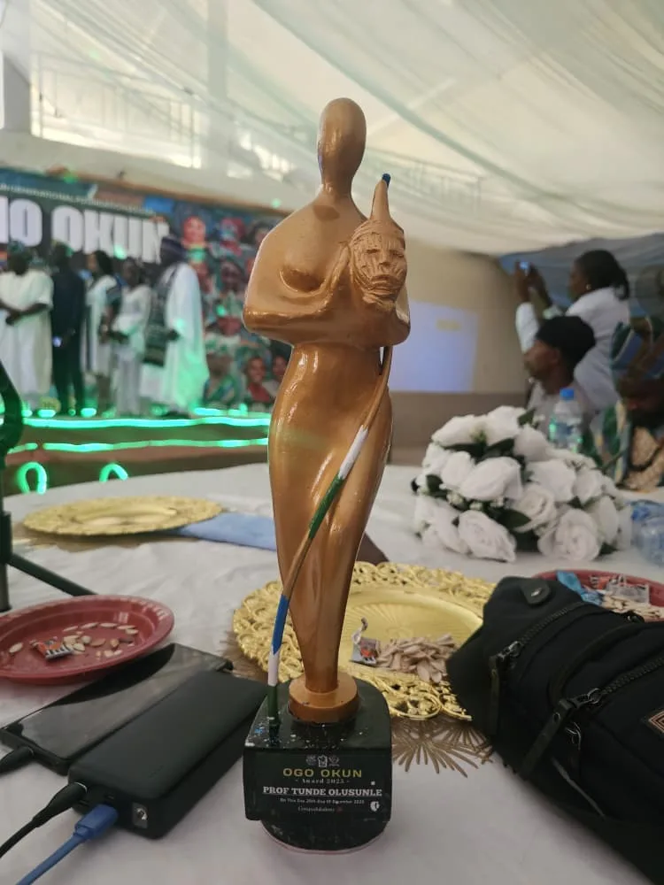 LITERARY LUMINARY, TUNDE OLUSUNLE, BESTOWED PRESTIGIOUS OGO OKUN AWARD 2025