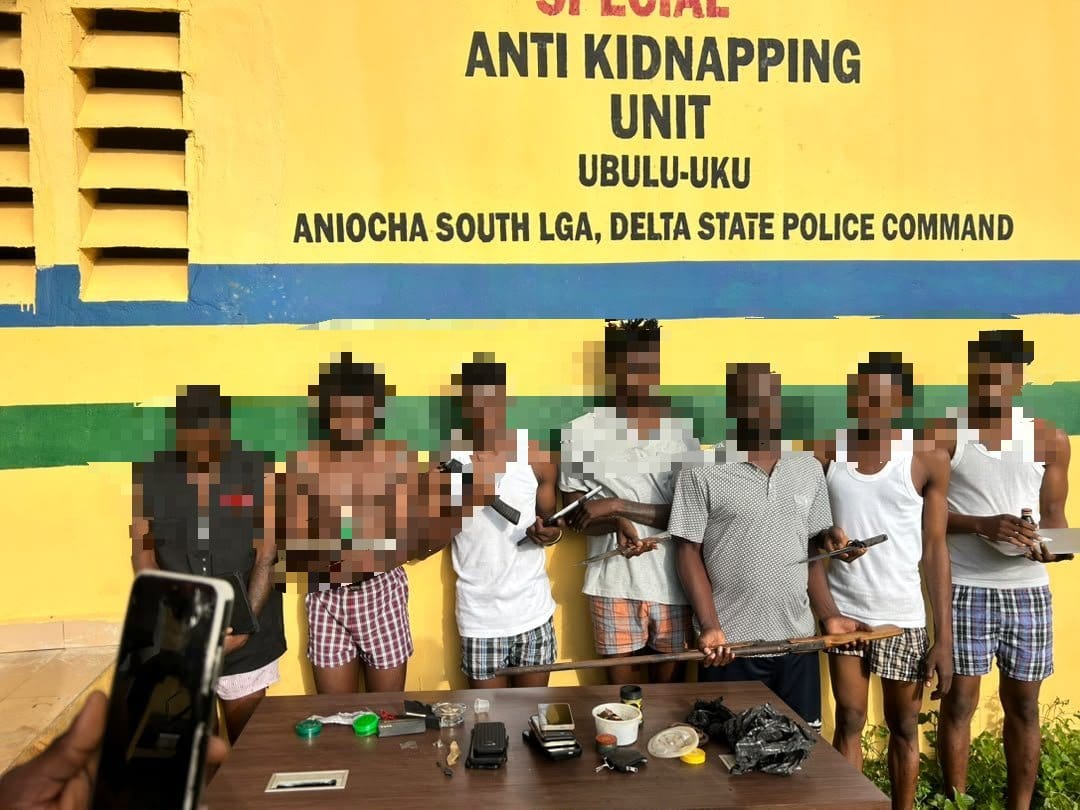 Delta Police Nab Nine Suspects, Rescue Kidnap Victim, Recover Arms And Ammunition
